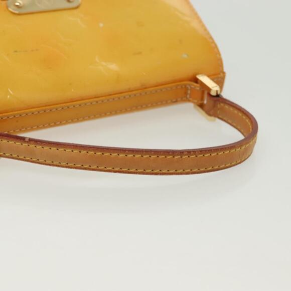 LOUIS VUITTON Monogram Vernis Spring Street Bag Lime Yellow M91068 - Picture 7 of 12